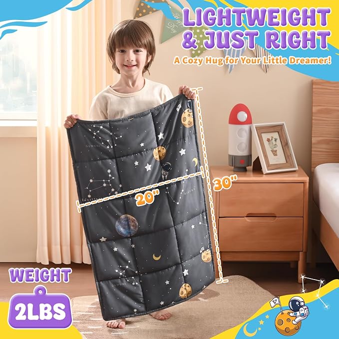 anfie Weighted Lap Pad 2 Pounds, Weighted Blanket Cooling Blanket - Image 4