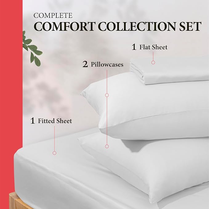 100% Egyptian Cotton King Size Sheet Set - Image 3