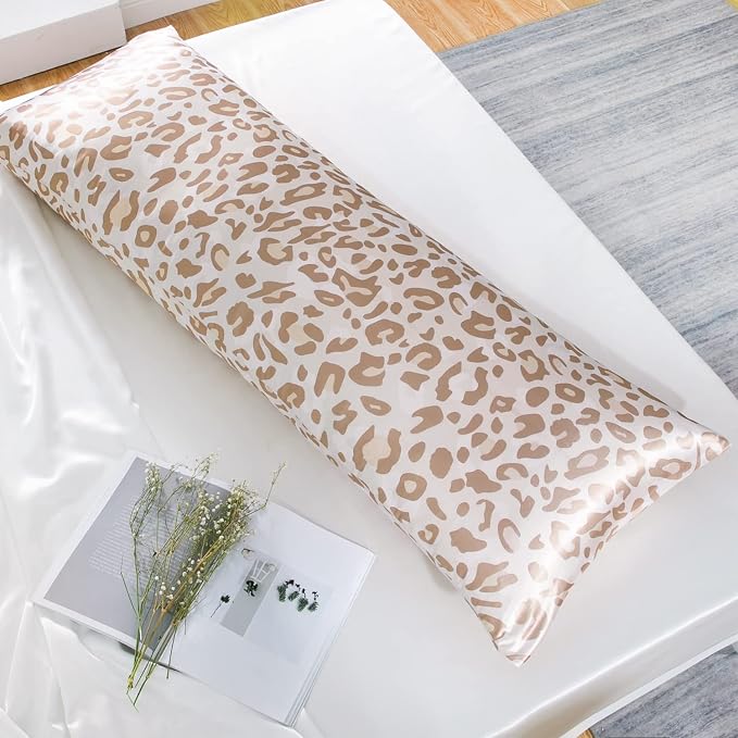 MR&HM Satin Body Pillow Cover, Soft and Breathable Body Pillow Case - Image 6