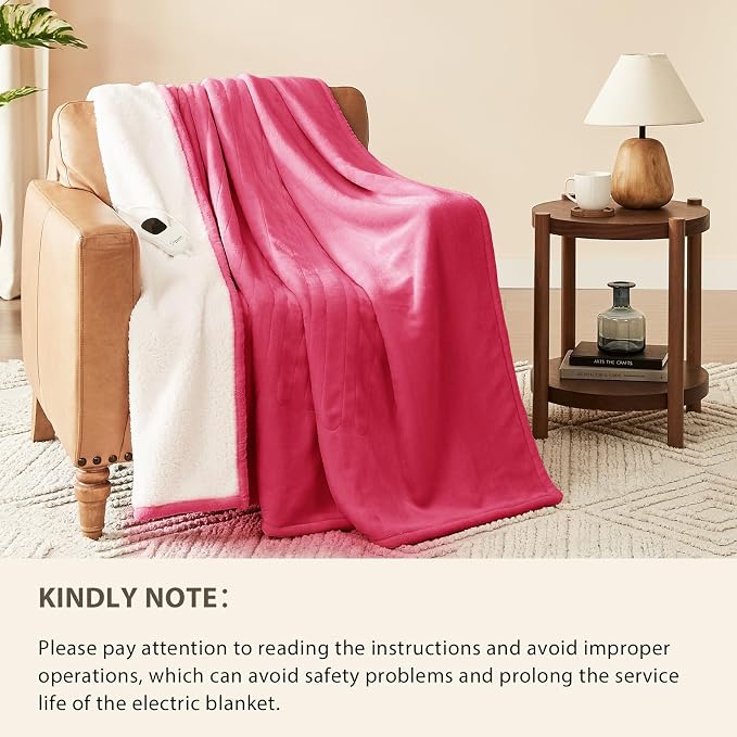 Homemate Electric Heated Blanket Queen Size - Image 6