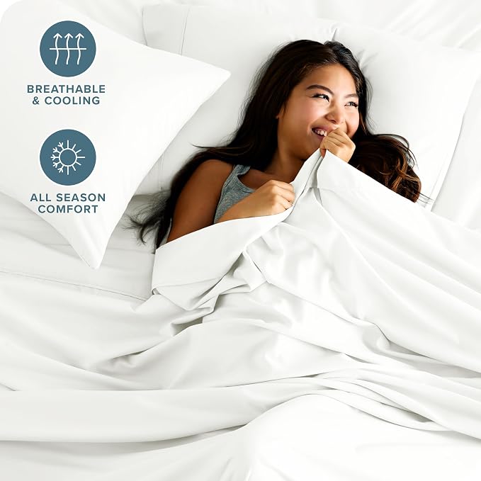 Bare Home Split California King Sheet Set - Image 4