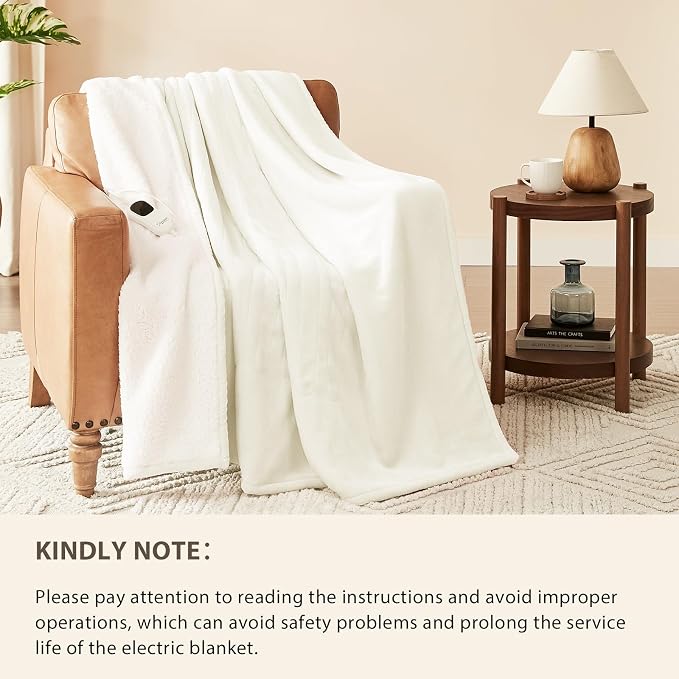 Homemate Heated Blanket Electric Throw - Image 6