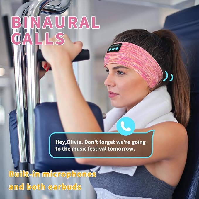 Bluetooth Headphones, Sleep Headphones Headband Wireless - Image 7