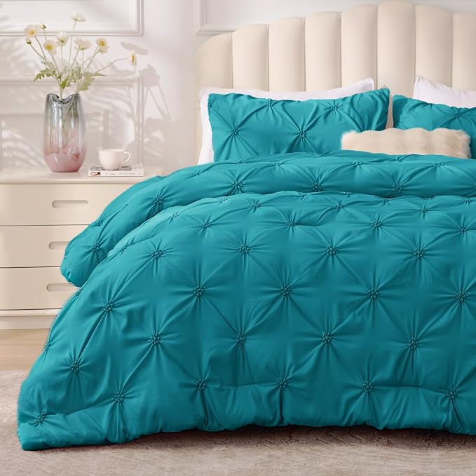 BEDELITE Teal King Size Comforter Set by BEDELITE