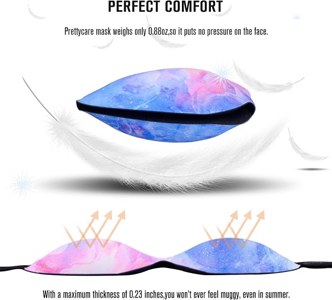 PrettyCare 3D Sleep Mask 2 Pack, Eye Mask - Image 2