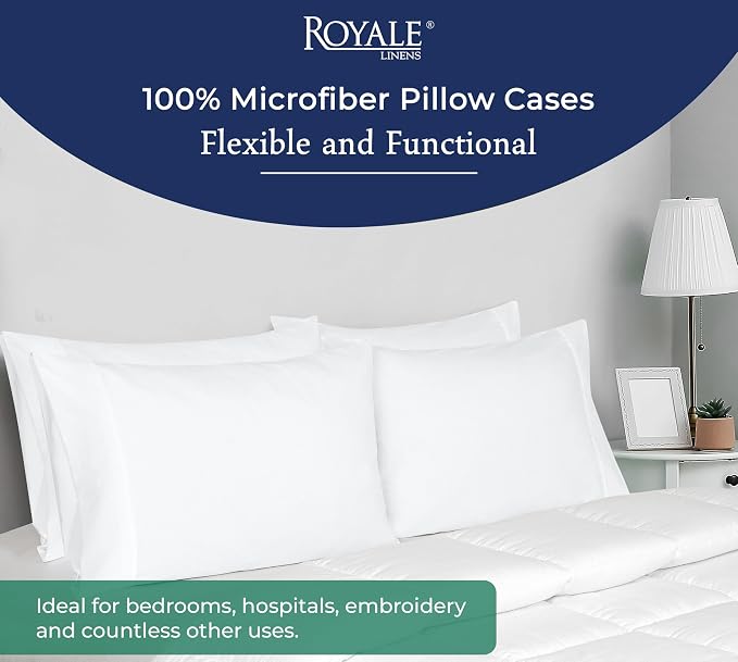 Royale Linens Standard Pillowcase Set of 2 - Image 6