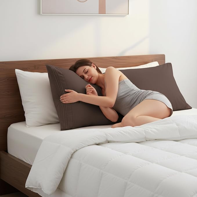 Elegant Comfort Luxury Ultra-Soft 1-Piece Body Pillowcase - Image 4