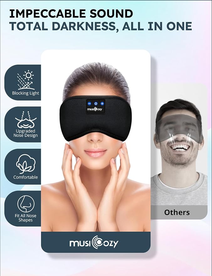 MUSICOZY Sleep Headphones, Wireless Music Earbuds Earphones - Image 5