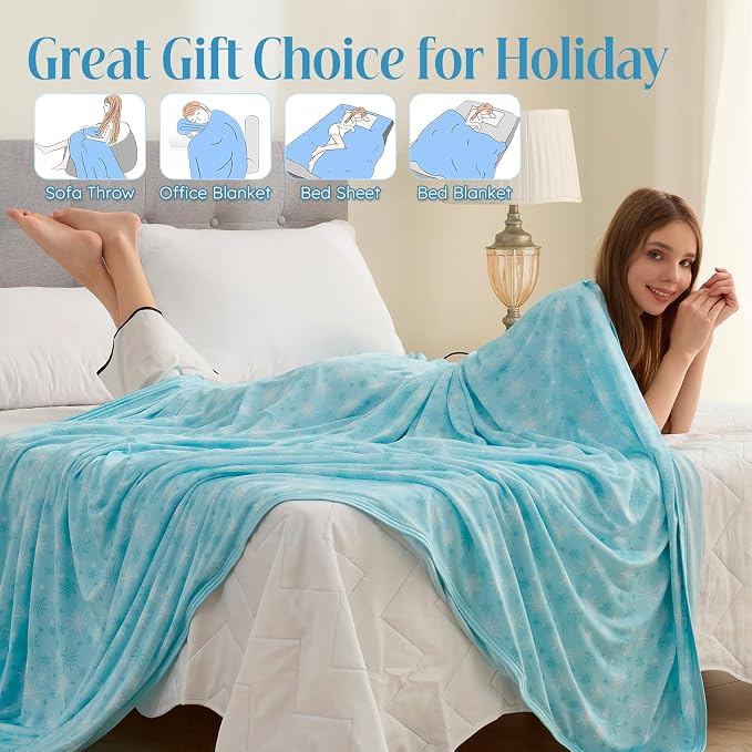 OIGAE Cooling Blanket for Hot Sleepers - Image 5