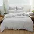Simple&Opulence 100% Linen Duvet Cover Set 3pcs Basic Style Natural French by SimpleOpulence
