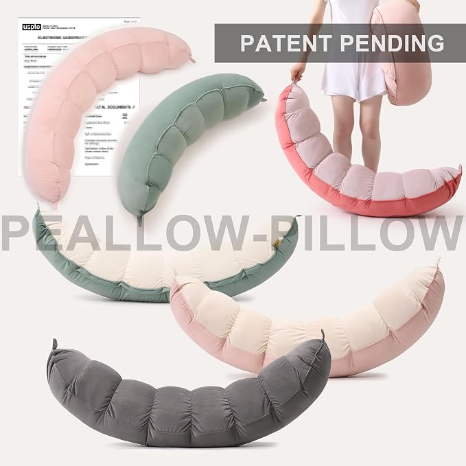 Peallow – Long Round Body Pillow - Image 7