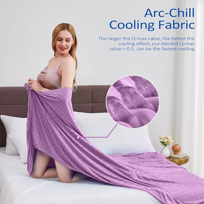 Topcee Cooling Blanket, Summer Cooling Blankets - Image 3