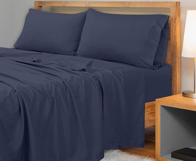 Royale Linens 300 Thread Count 100% Long Staple Combed Cotton Flat Sheet - Image 6