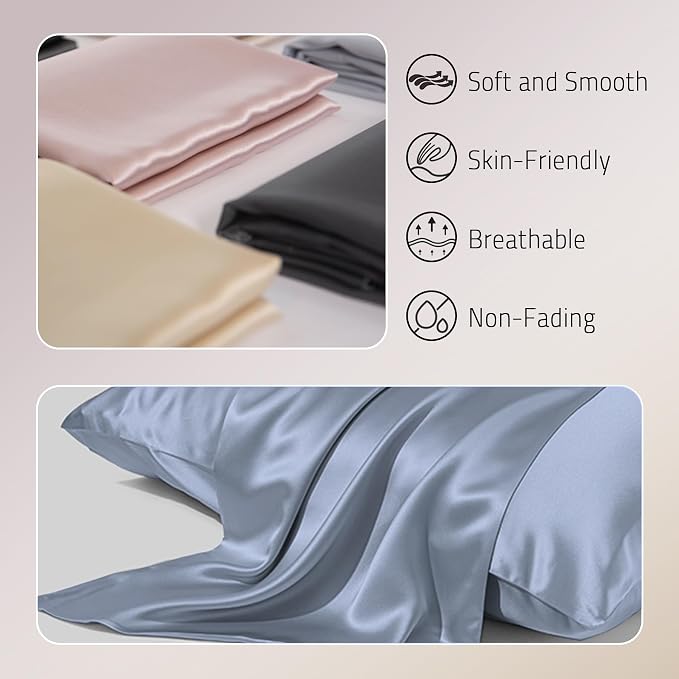 Gabire Mulberry Silk Pillowcase - Image 2