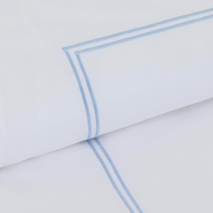 Dreamology White Duvet Cover Luxury Hotel Quality Bedding Set 100% Cotton - Image 4