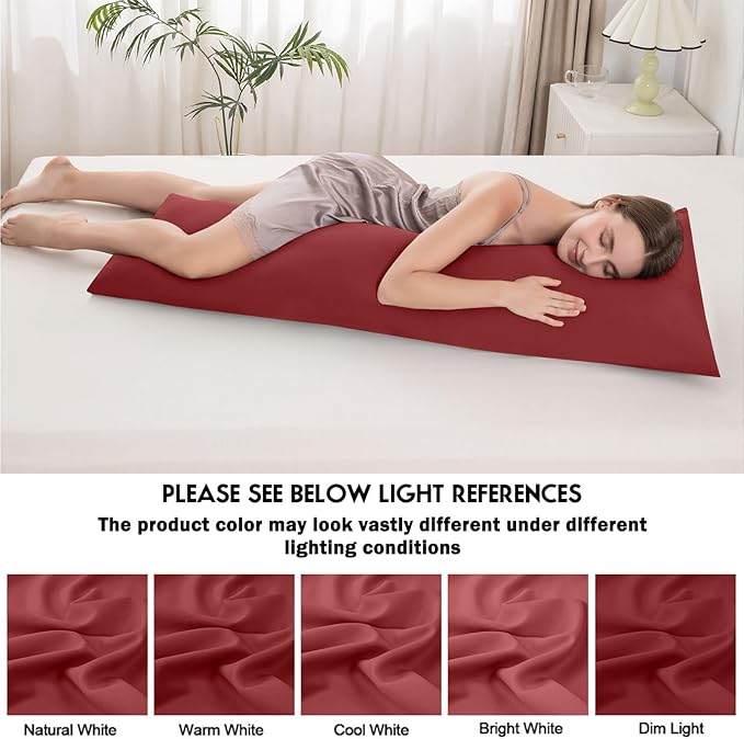 Pillowcases Body Size, Cooling Viscose Body Pillow Cover - Image 6