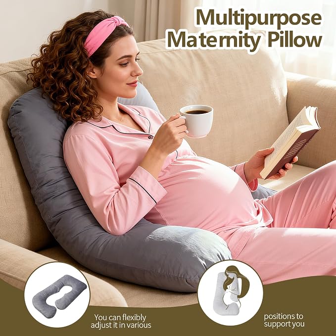Pregnancy Pillow, G-Shape Full Body Pillow, Maternity Pillow - Image 8