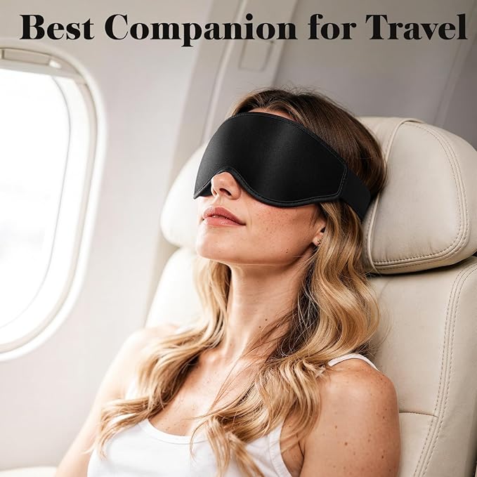 Fygrip 3D Eye Mask Sleep Mask for Men & Women, 100% Pressure-Free & Light - Image 7