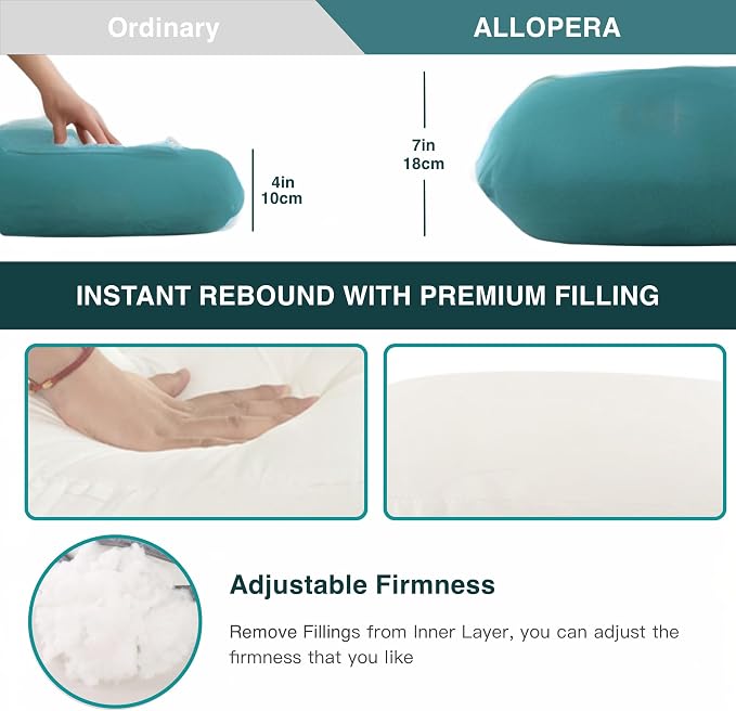 ALLOPERA Pregnancy Pillow, Full Body Maternity Pillow 57 inch, - Image 4