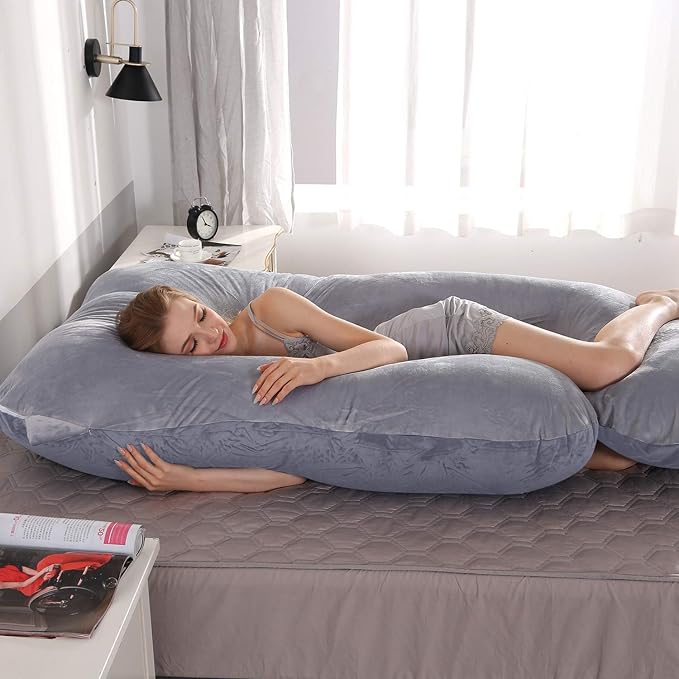 Victostar Pregnancy Pillow, 57 inches U Shaped Maternity Pillow - Image 7
