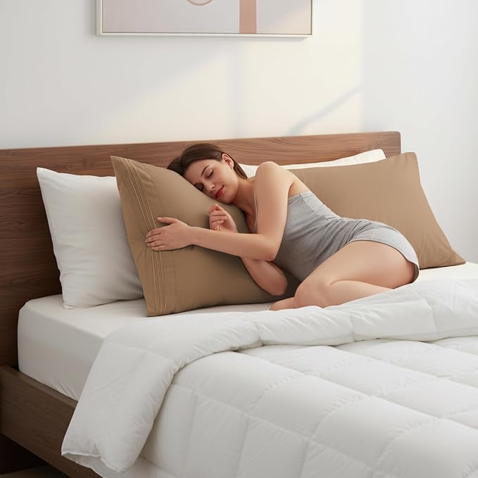 Elegant Comfort Luxury Ultra-Soft 1-Piece Body Pillowcase - Image 4
