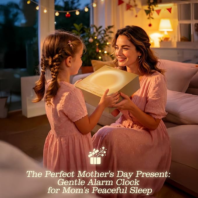Vivilumens Sunrise Alarm Clock Sound Machine Nightlight, Gradual Wake Up Light - Image 2