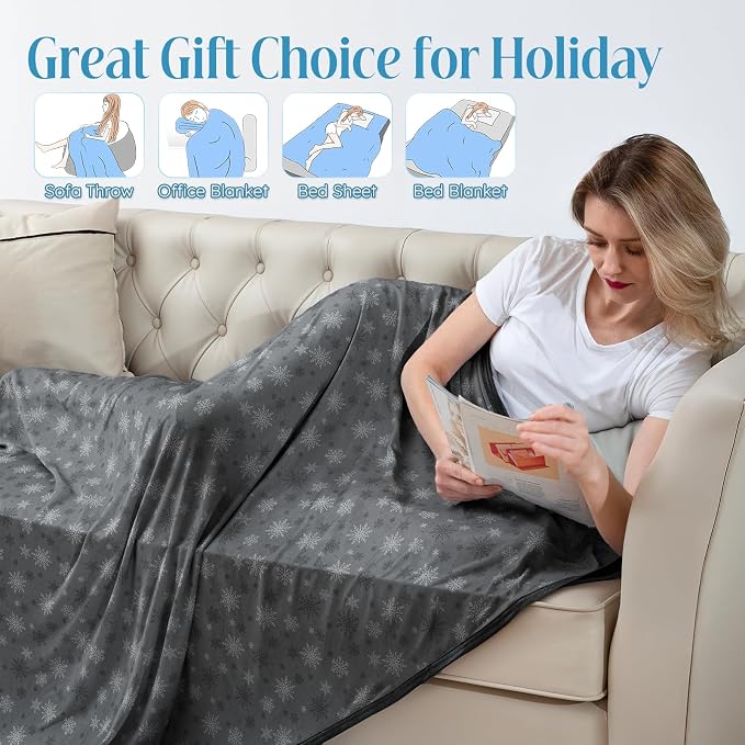 OIGAE Cooling Blanket for Hot Sleepers - Image 6