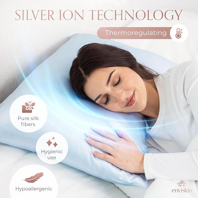 100% Mulberry Silk Pillowcase Infused - Image 3