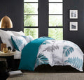 SLEEPBELLA Duvet Cover Full, 600 Thread Count Cotton Leaf Botanical Pattern by SLEEPBELLA