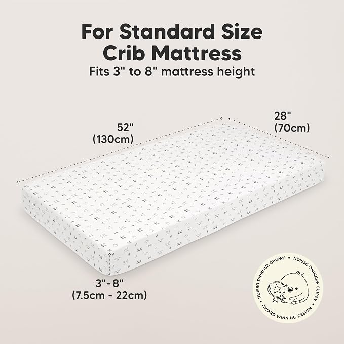 KeaBabies 2-Pack Organic Crib Sheets - Image 2