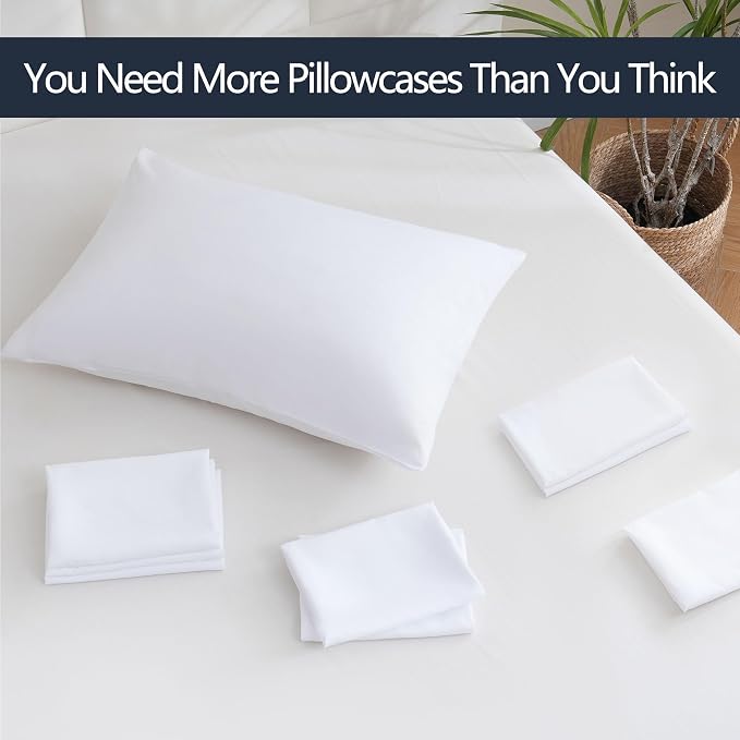 ZPECC Pillow Cases Standard Size Set of 12, 20x26 Envelope Closure Pillowcases - Image 6
