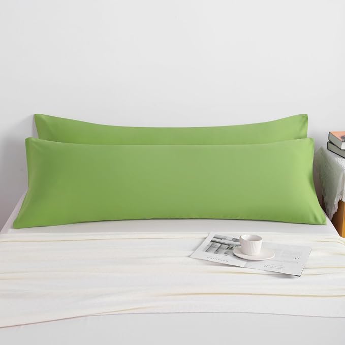 NTBAY Body Pillow Cases Set of 2, 2 Pack Brushed Microfiber 20x54 Pillow Cases - Image 4