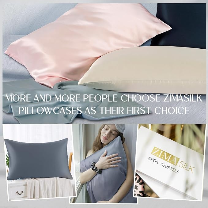 ZIMASILK 100% Pure Mulberry Silk Pillowcase - Image 6