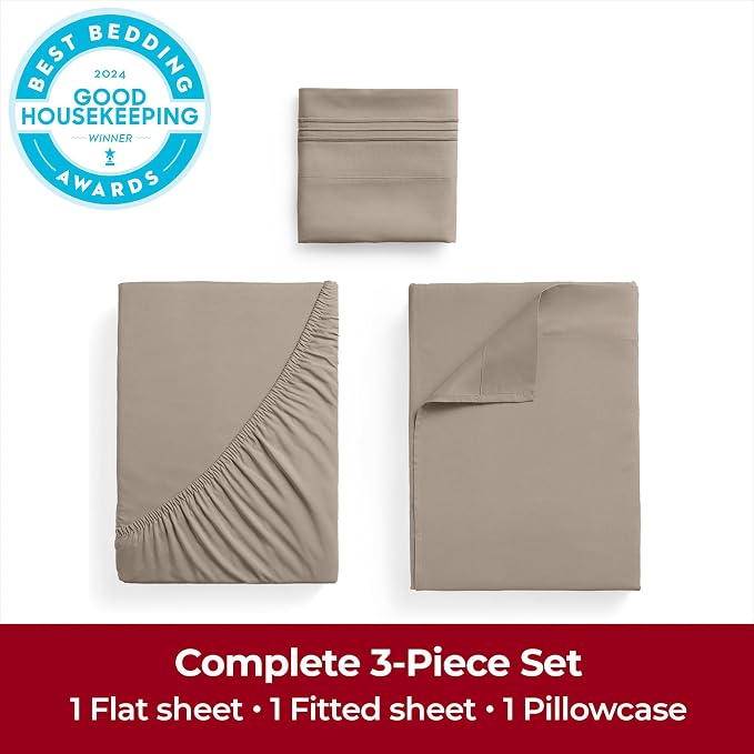 Mellanni Extra Deep Twin Sheets - Image 4