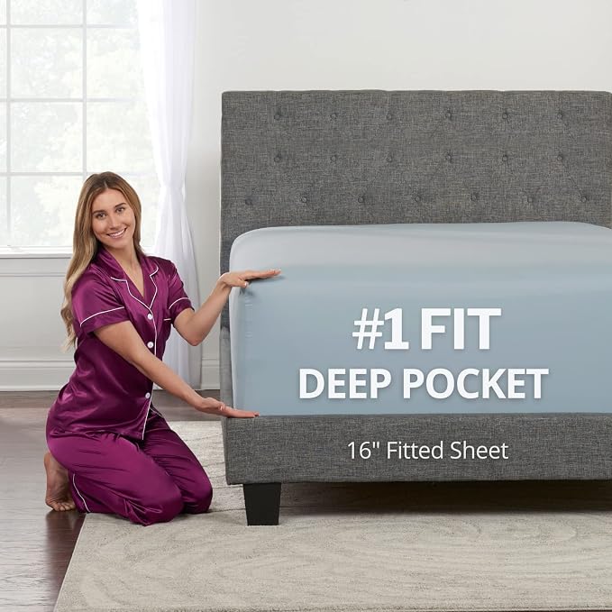 Kids Twin Size Fitted Sheet Only by DeaLuxeBedding