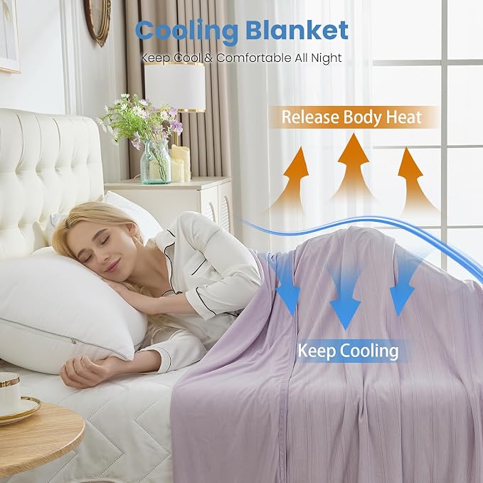 OIGAE Cooling Blanket for Hot Sleepers - Image 4