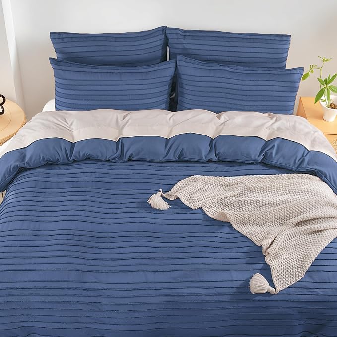 NEXHOME PRO Duvet Cover, 3 Pieces Boho Tufted Duvet Cover Set, Soft and - Image 7