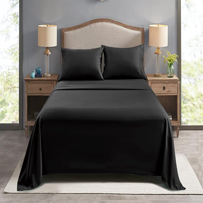FreshCulture Twin Flat Sheets Only, Soft Microfiber Bedding Sheets - Image 7