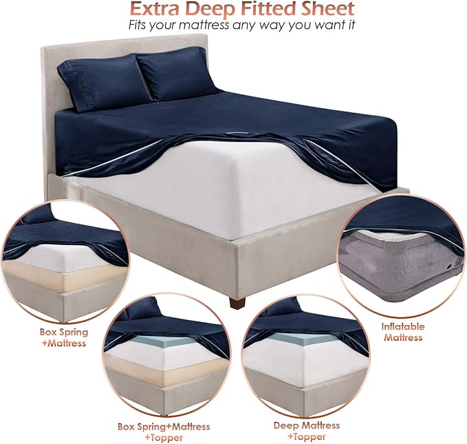 Hearth & Harbor Extra Deep Pocket Sheets - Image 6