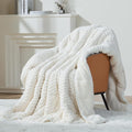 Mr. Sandman Weighted Blankets for Adults Queen Size 15lbs, Warm Sherpa Fleece by MrSandman