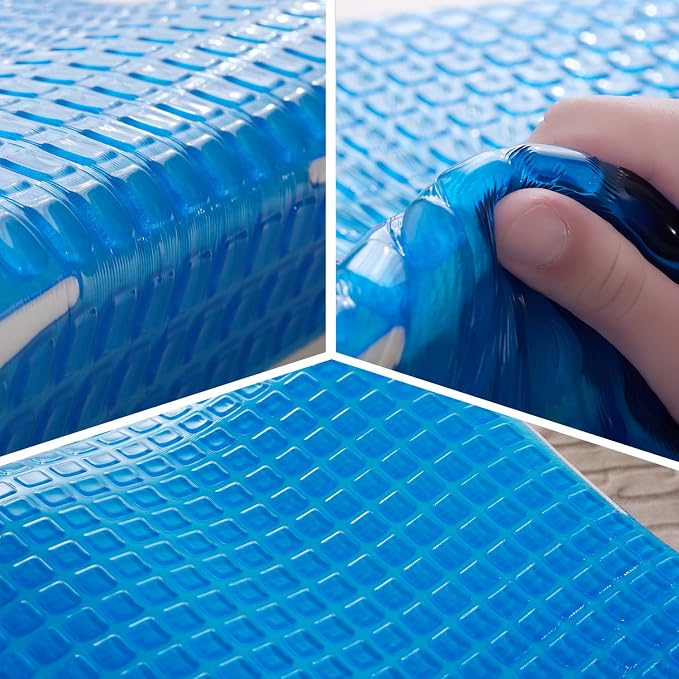 EUCIOR Cooling Gel Pillow, Memory Foam Cooling Gel Pillow, Cooling Orthopedic - Image 6