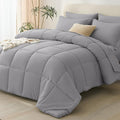 CozyLux Queen Comforter Set Grey by CozyLux