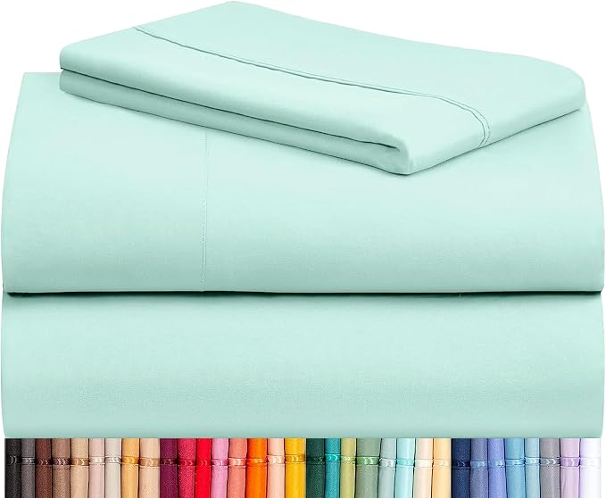 LuxClub 3 PC Twin XL Sheet Set, Deep Pockets Wrinkle Free Cooling Bed Sheets by LuxClub