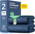 IMPROVIA® Washable Underpads, Heavy Absorbency Reusable Incontinence Pads by IMPROVIA