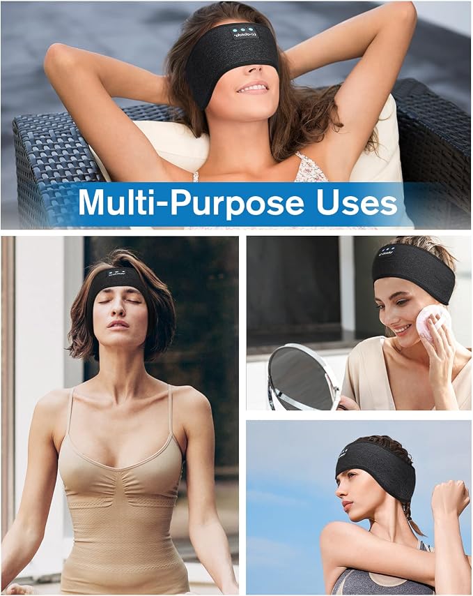 LC-dolida Sleep Headphones Bluetooth Music Band Headphones - Image 6