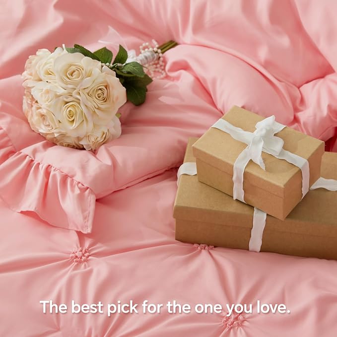 BEDELITE Pink King Size Comforter Set - Image 6