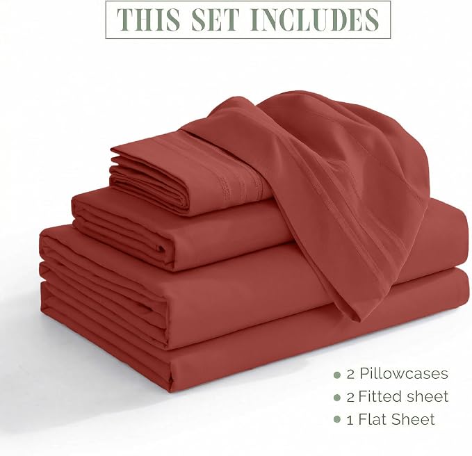 Elegant Comfort Luxurious 1500 Premium Hotel Quality Microfiber Three Line - Image 4