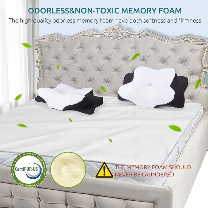DONAMA Cervical Pillow for Neck and Shoulder Pain Relief, Cooling Contour - Image 7