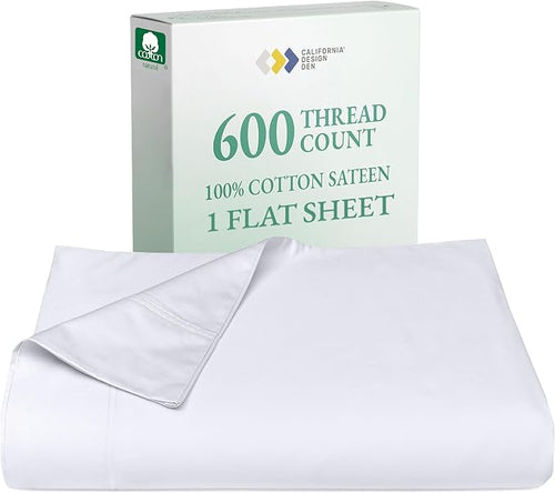 100% Cotton Flat Sheet by CaliforniaDesignDen