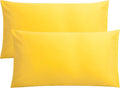 FLXXIE King Pillow Cases Set of 2, Soft Microfiber Pillow Covers by FLXXIE